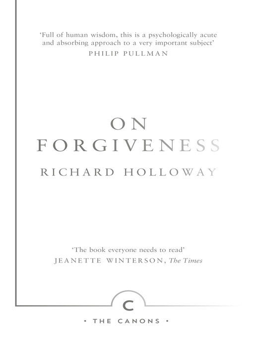 Title details for On Forgiveness by Richard Holloway - Available